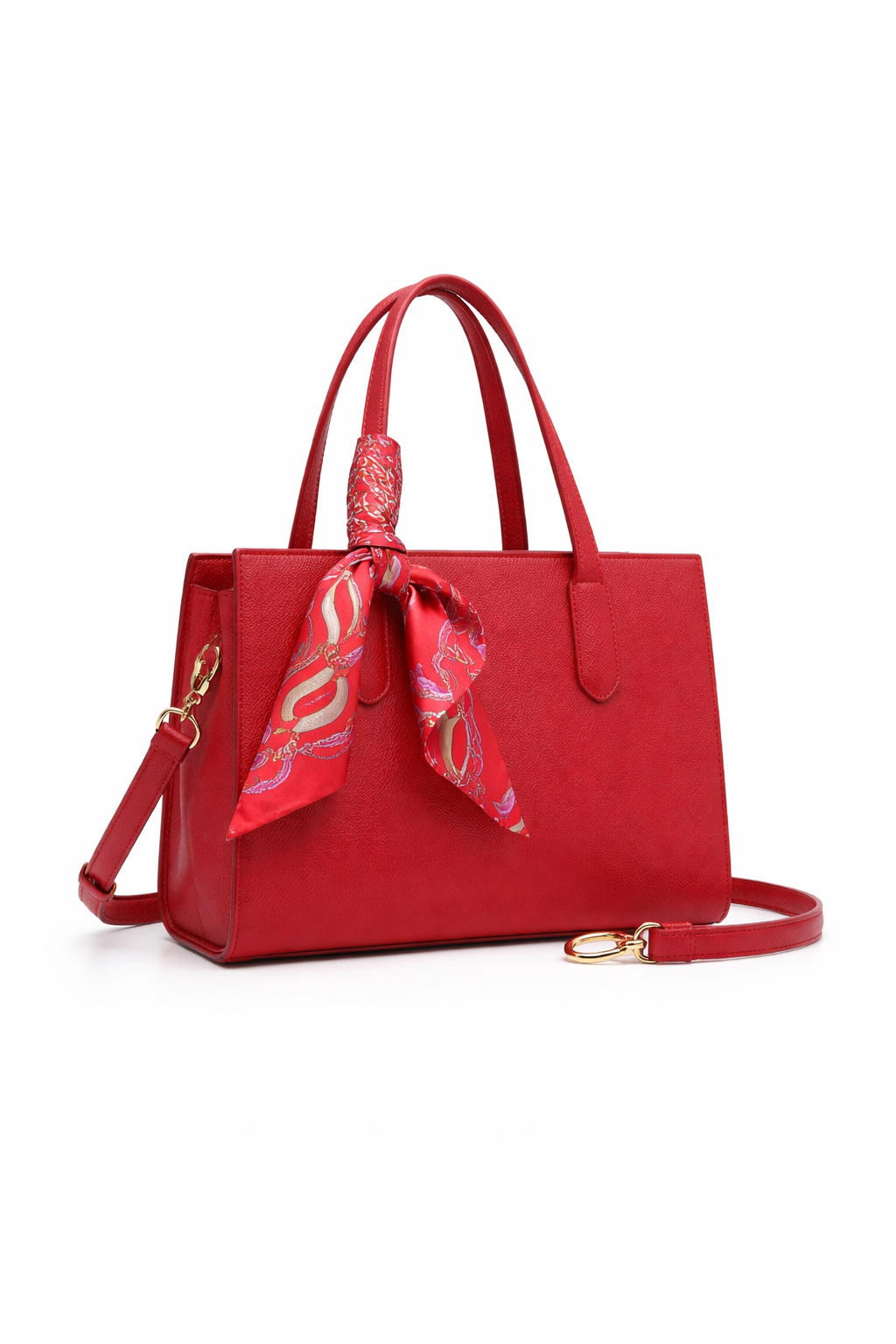 Sac à main rouge élégant