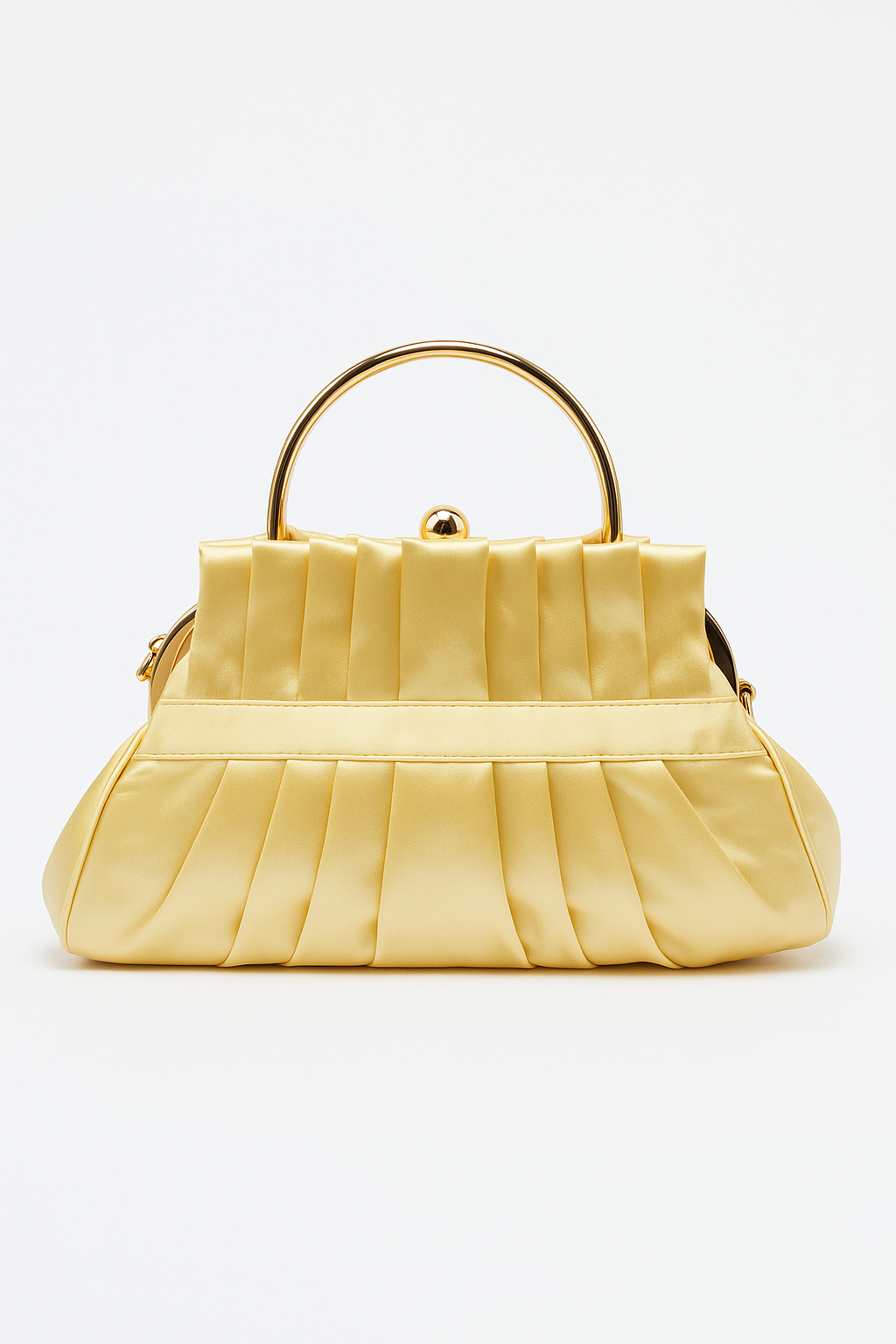 Jessica Timeless Classic - Pochette satinée avec strass - Dorée