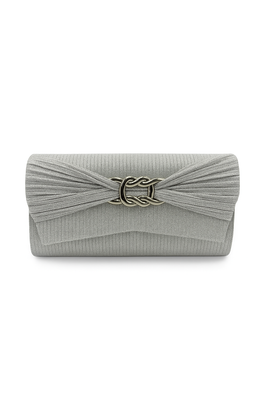 Michelle Moon - Clutch con solapa - Plateado
