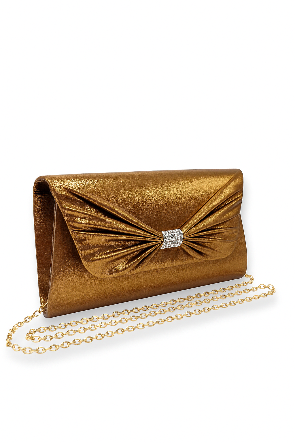 Michelle Moon - Pochette à noeud - Dorée