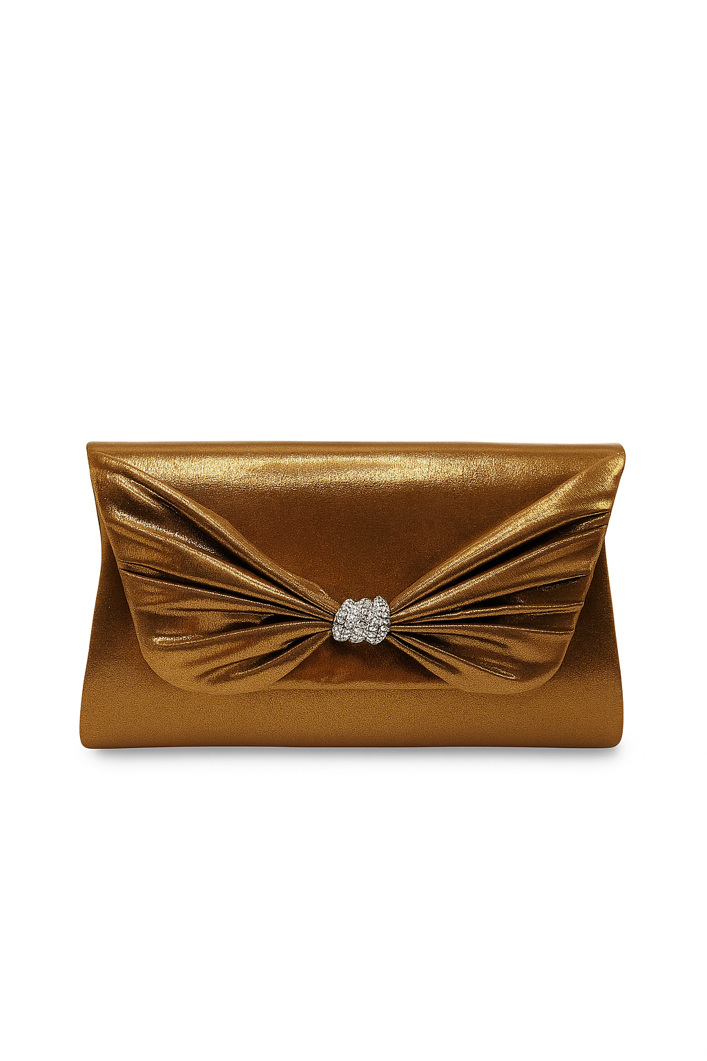 Michelle Moon - Clutch con lazo - Dorado