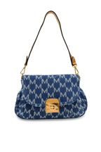 MaxFly - Sac à main imprimé - Bleu marine