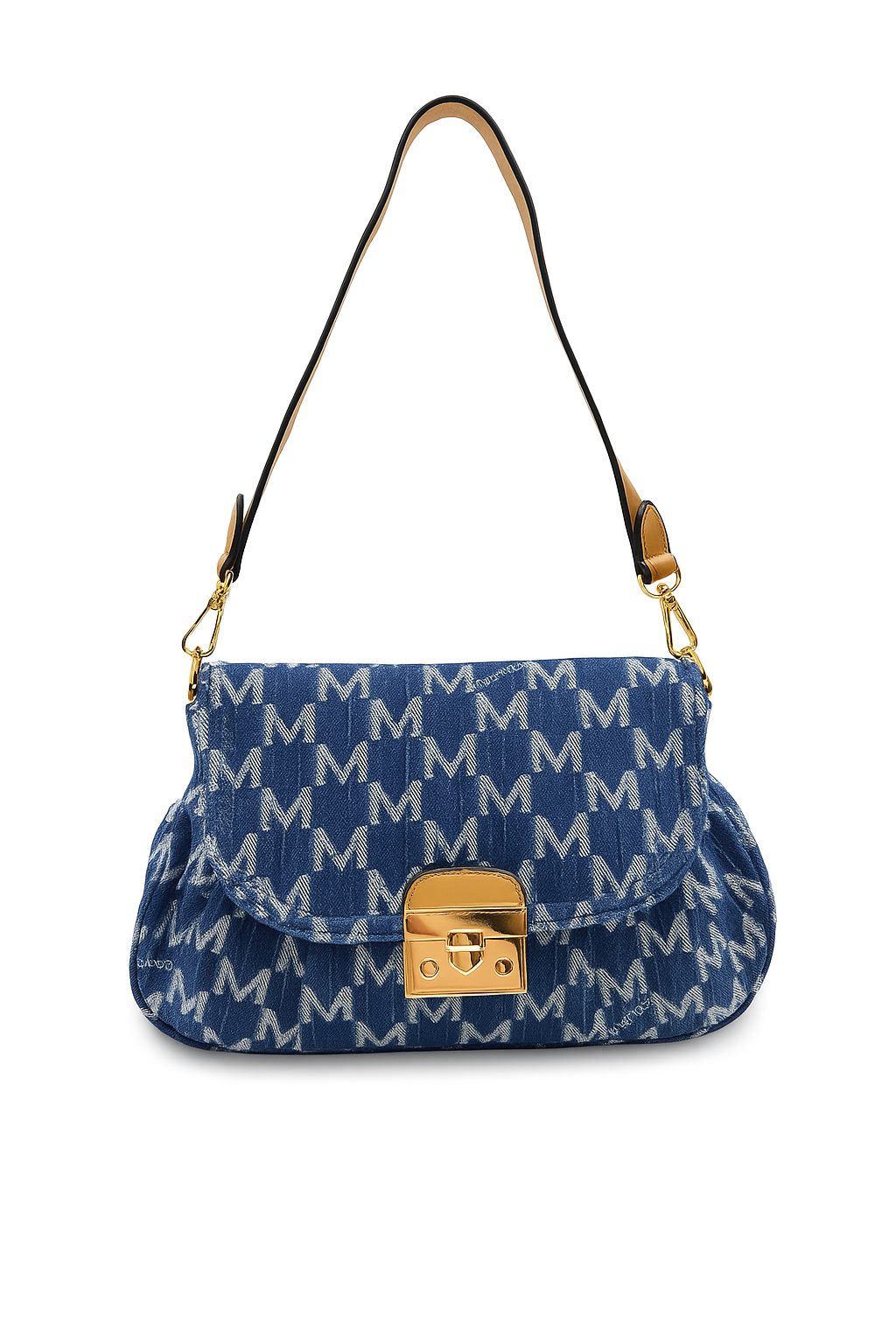 MaxFly - Sac à main imprimé - Bleu marine