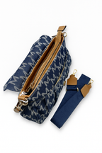 MaxFly - Sac à main imprimé - Bleu marine