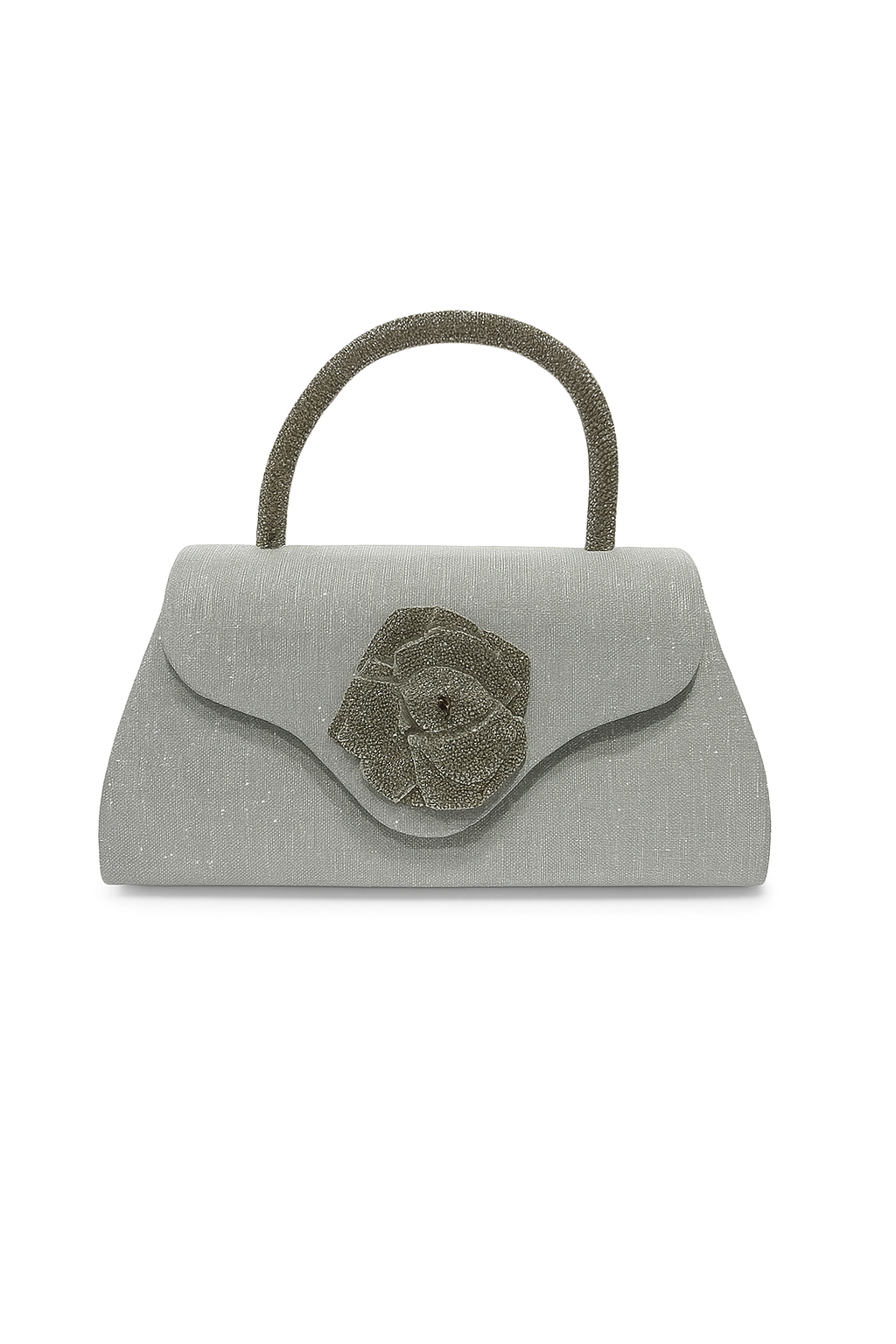 Michelle Moon - Sac de soirée avec fleur en strass