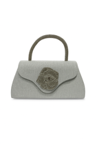 Michelle Moon - Sac de soirée avec fleur en strass