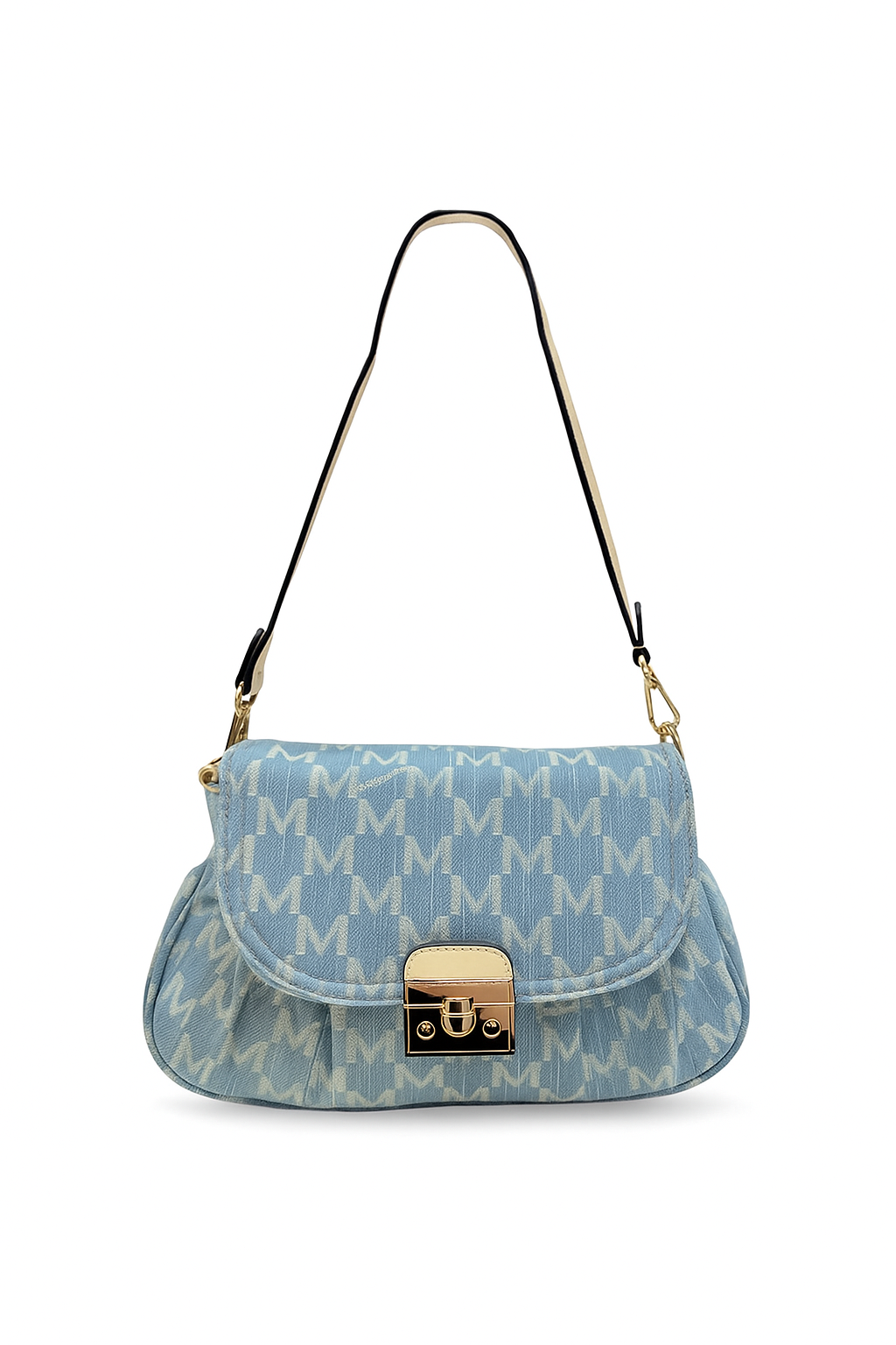 MaxFly - Sac à main imprimé - Bleu clair