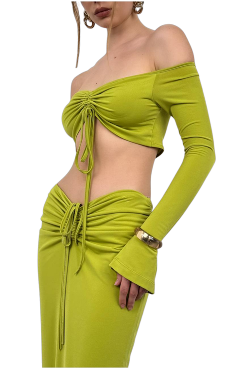 Moda Negra - Blusa Elevada - Verde