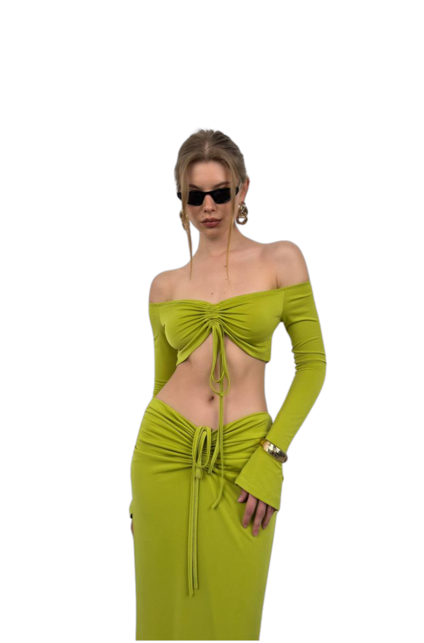Moda Negra - Blusa Elevada - Verde