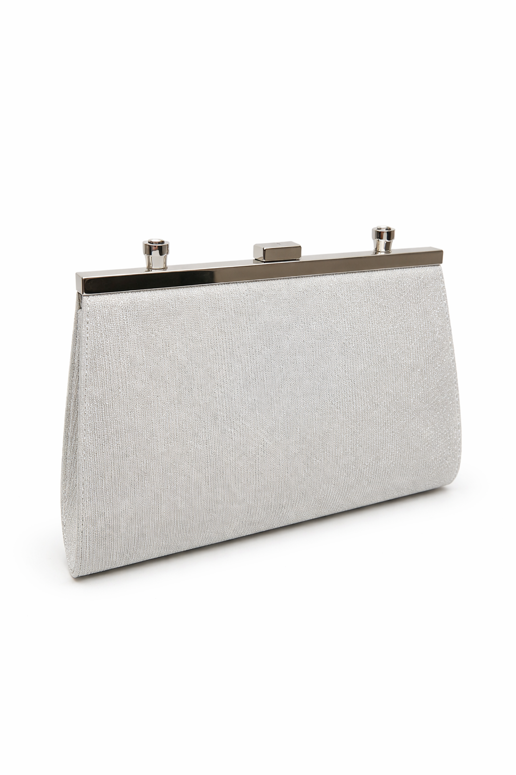 Jessica - Cartera de mano color plateado