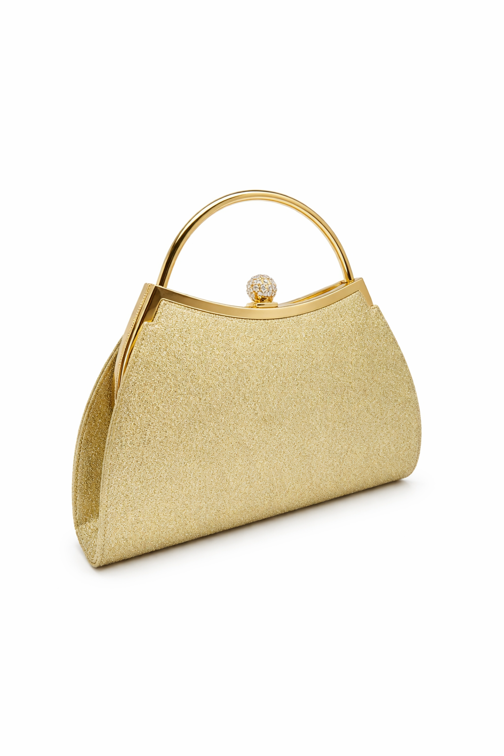Michelle Moon - Pretty Gold Evening Bag
