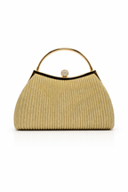 Michelle Moon - Elegante bolso de noche dorado