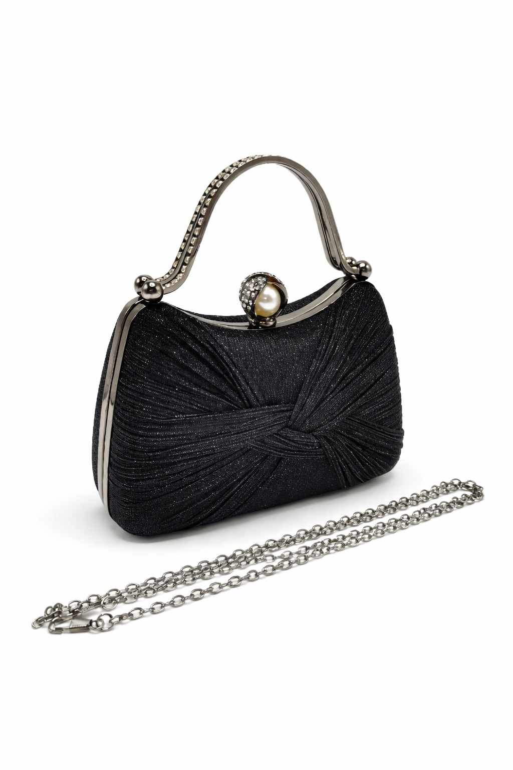 Michelle Moon - Black sequined bag