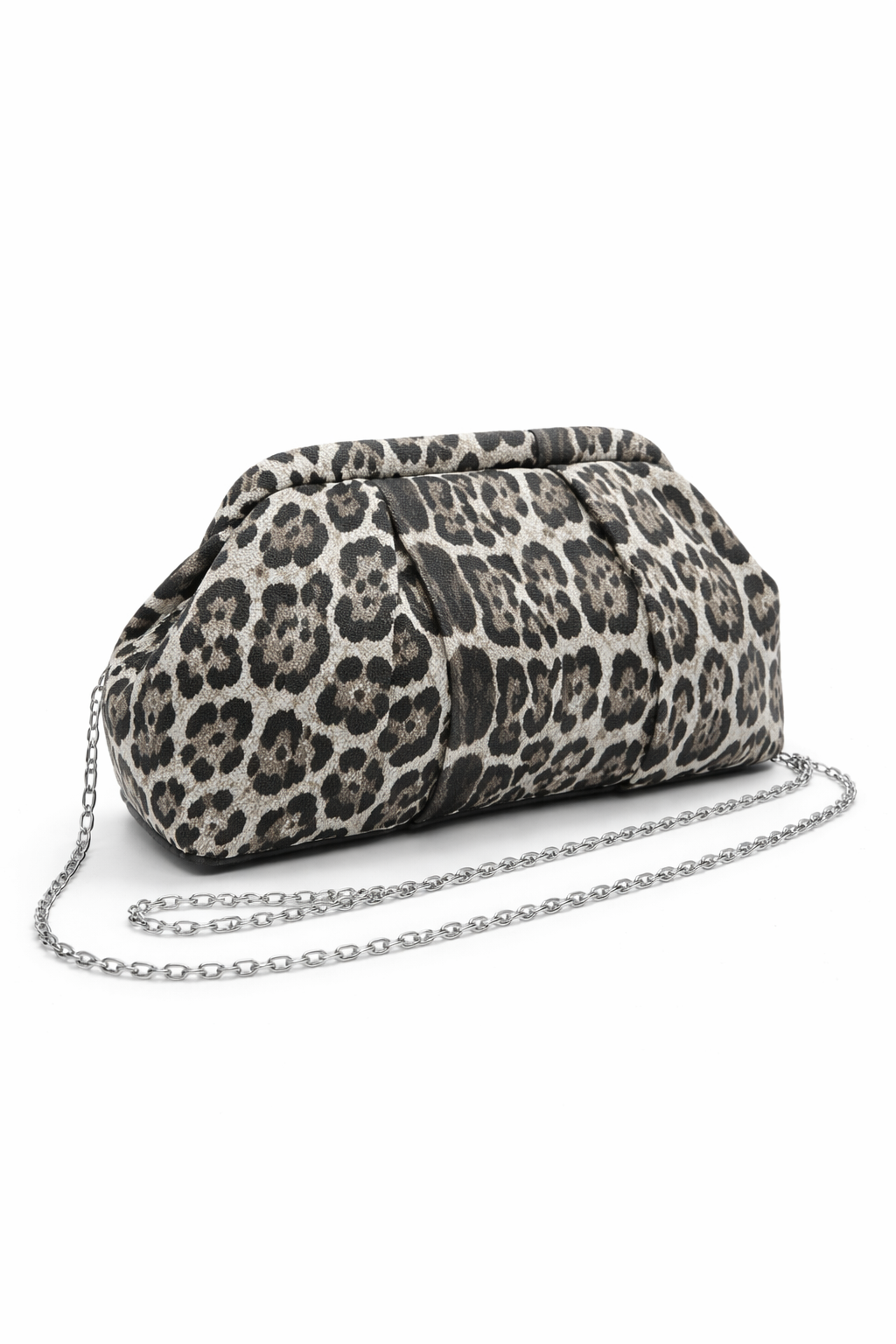 Michelle Moon - Leopard print clutch bag