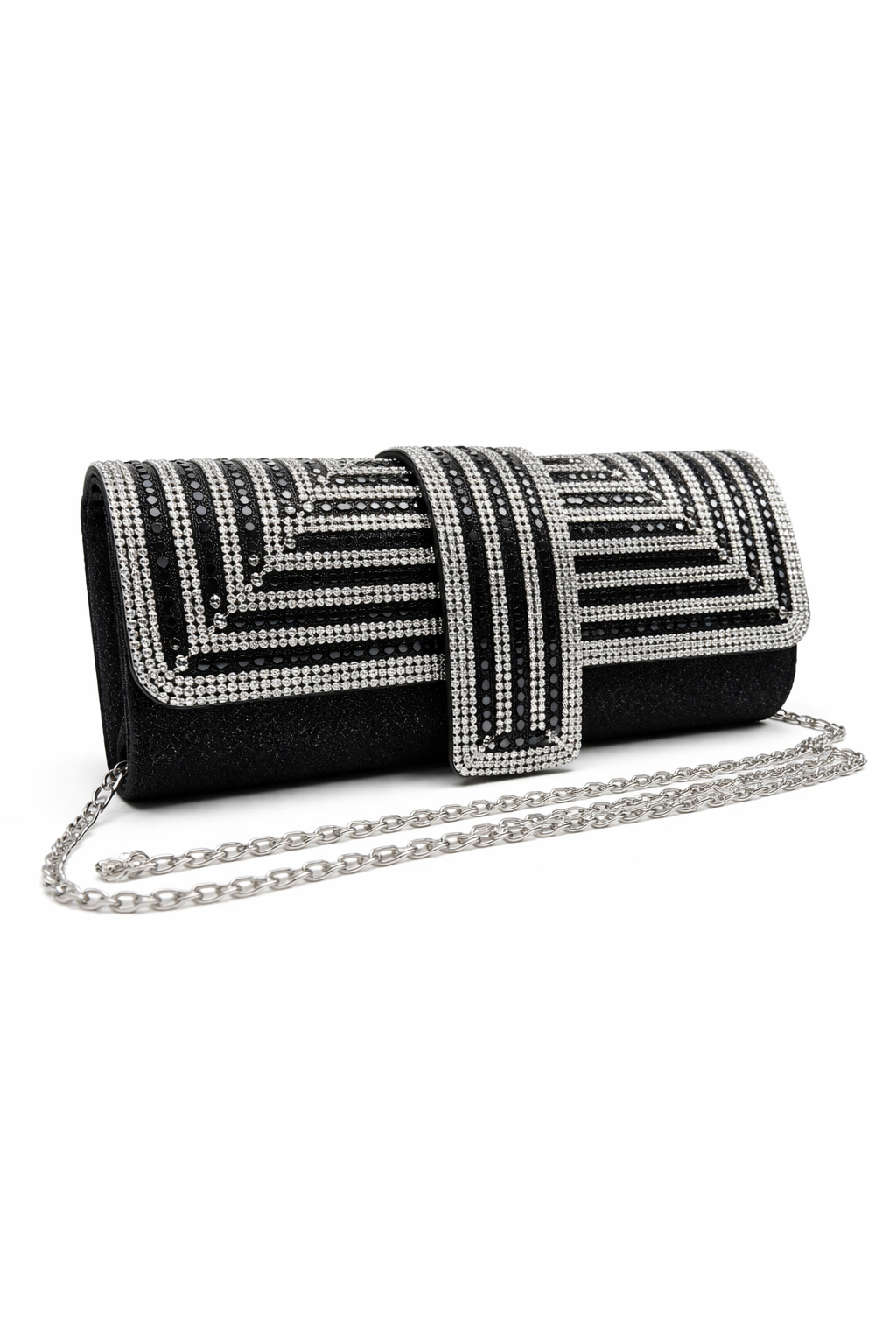 Michelle Moon - Rhinestone and Sequin Clutch
