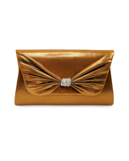 Michelle Moon - Clutch con lazo - Dorado