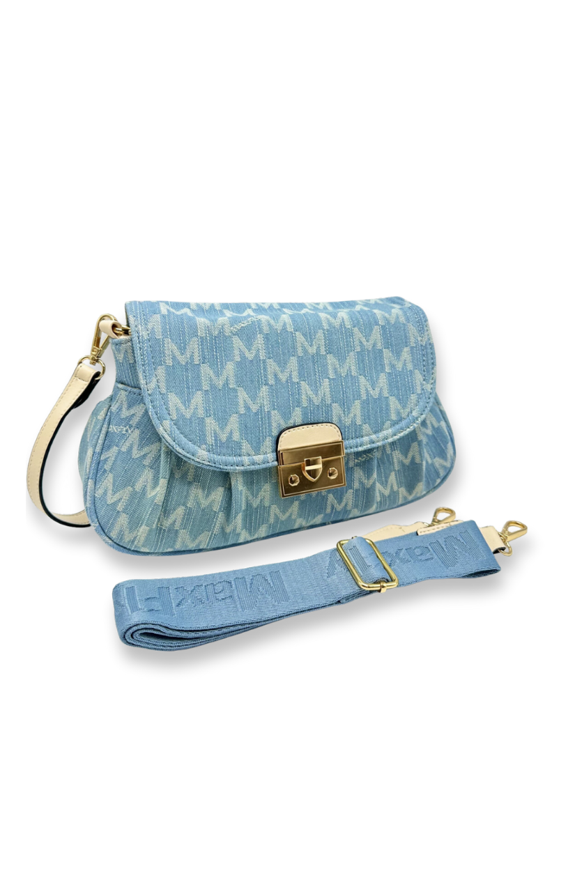 MaxFly - Bolso estampado - Azul claro