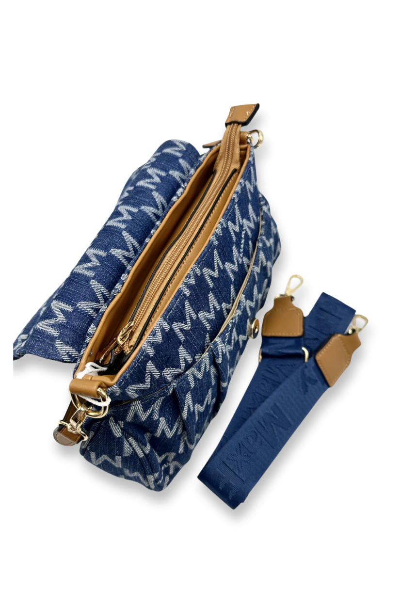 MaxFly - Bolso estampado - Azul marino