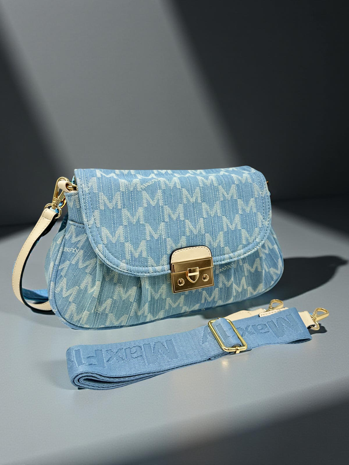 MaxFly - Bolso estampado - Azul claro